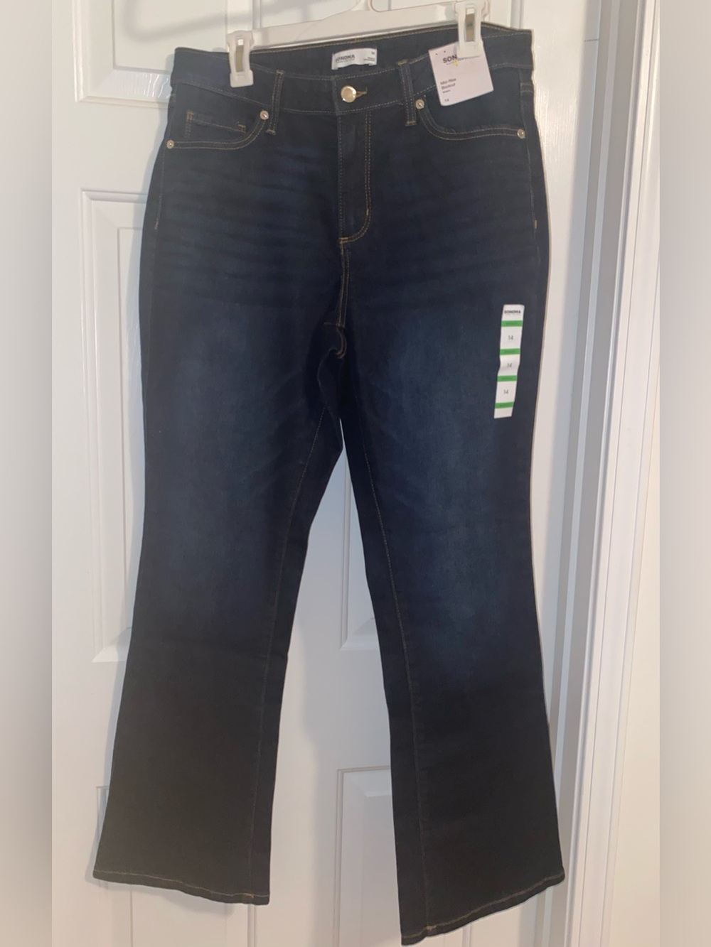 Sonoma Dark Blue Flare Jeans